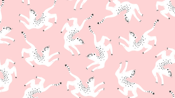 Illustrated White Cats