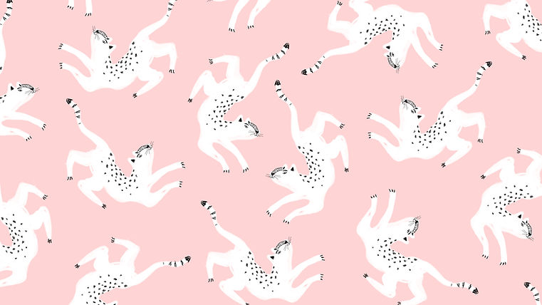 Illustrated White Cats