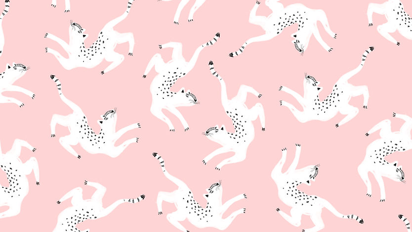 Illustrated White Cats