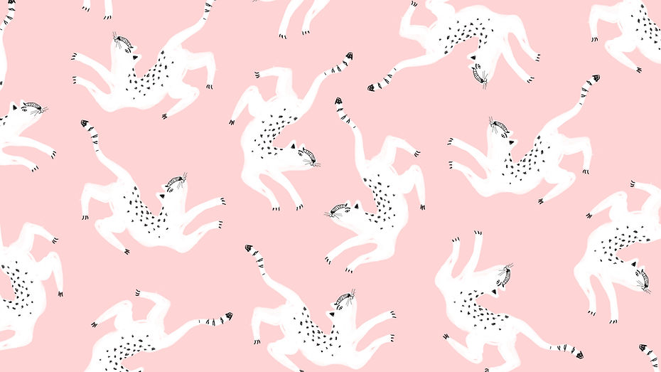 Illustrated White Cats