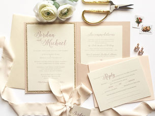 Blush Stationery Suite "Jordan"