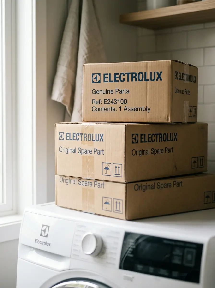 Caixas de peças originais Electrolux para máquina de lavar roupas