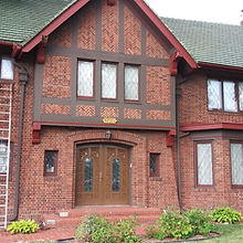 painting the exterior and window restoration