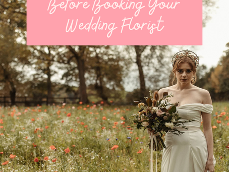 3 Things To Consider Before Booking Your Wedding Florist