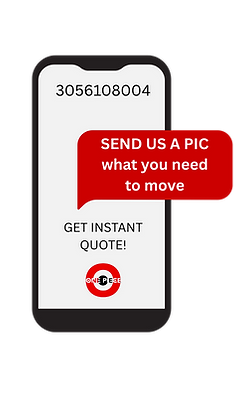 Get a free moving quote from One Piece Delivery in Miami-Dade County