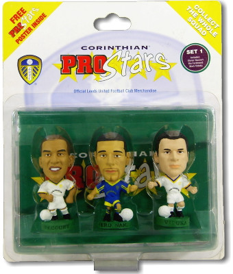 3 Pack Leeds United Set 1