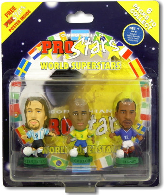 3 Pack World Superstars Set 1