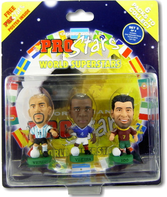 3 Pack World Superstars Set 3