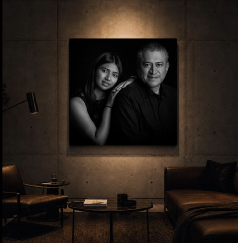"Instantes Noir", Retratos de gran formato, Arte emocional creado para tu espacio.