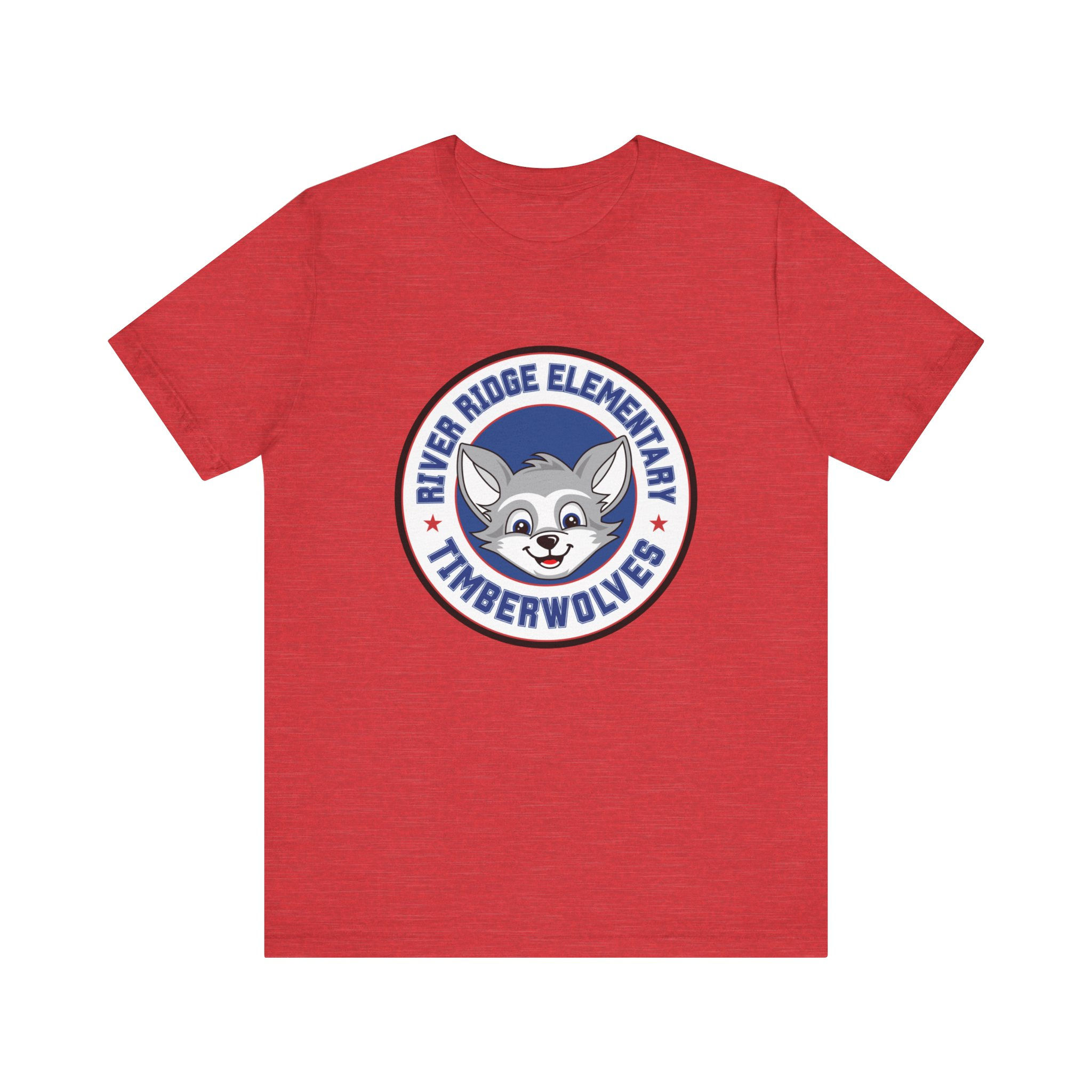 Adult Unisex Short Sleeve Tee - Red