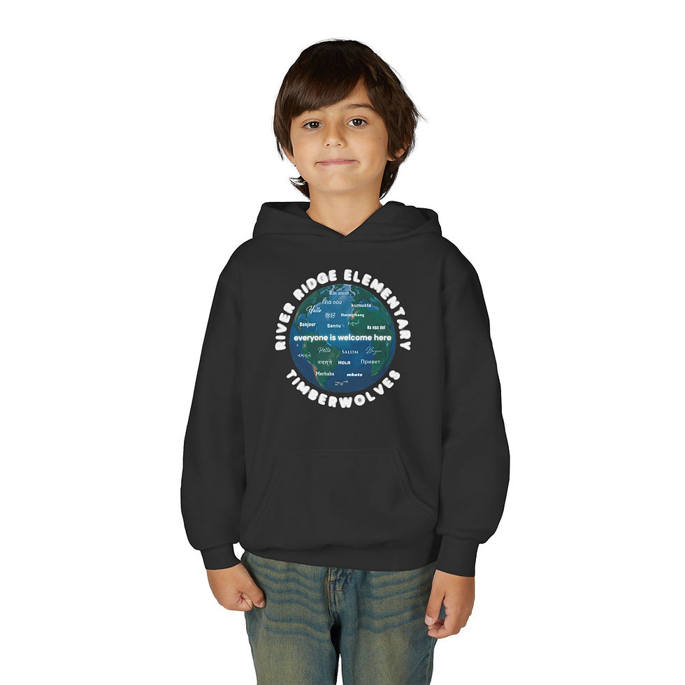 Thumbnail: Everyone is Welcome Here Youth Hoodie 