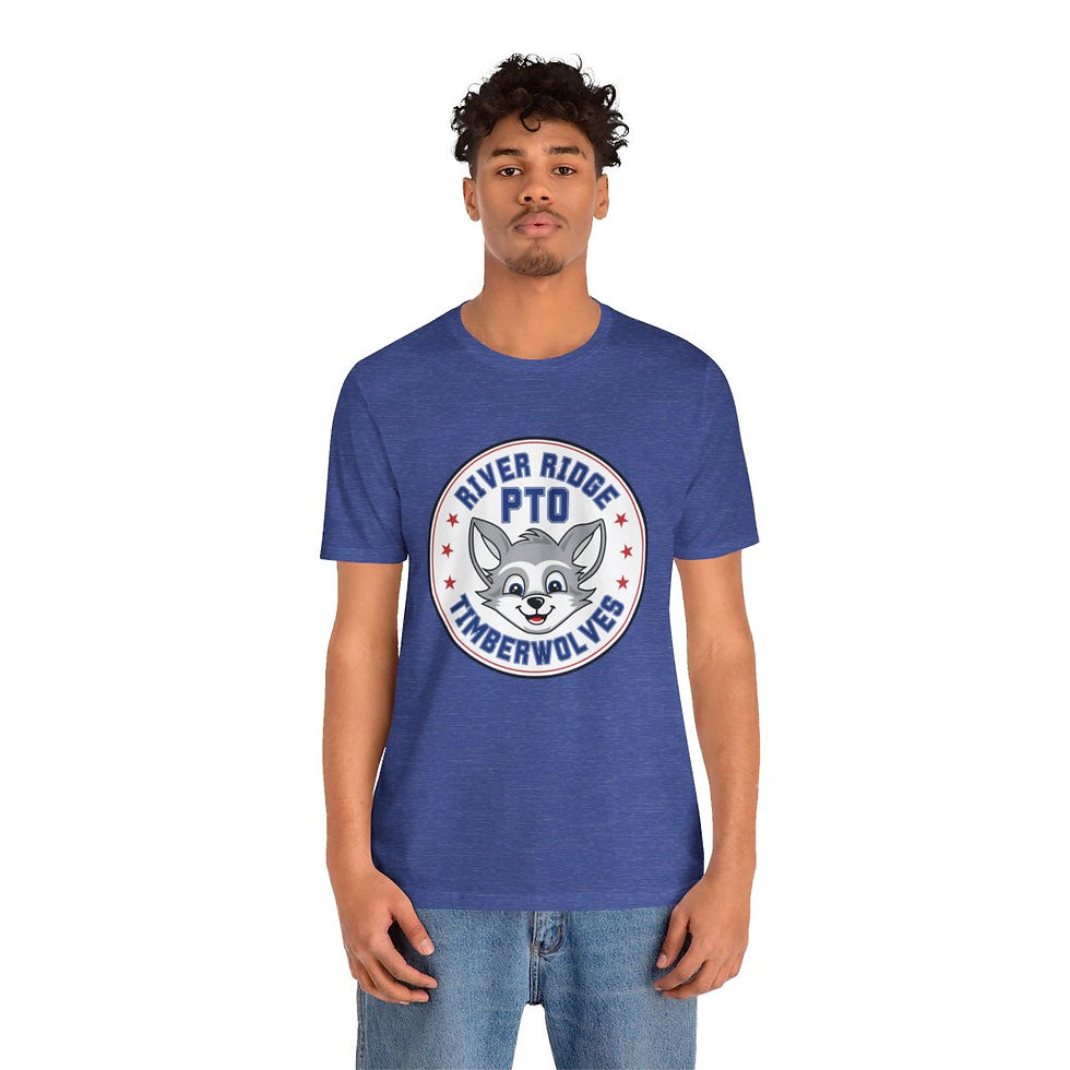 Thumbnail: PTO Shirt - Adult Unisex Short Sleeve Tee - Blue PTO
