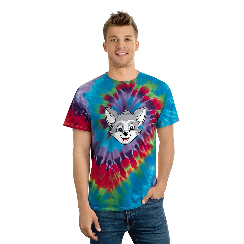 Thumbnail: Adult, Unisex Tie-Dye Tee, Rainbow