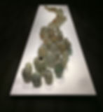 Potential, porcelain, cone 10, soda fired, 16_x12'x3.5', 2018