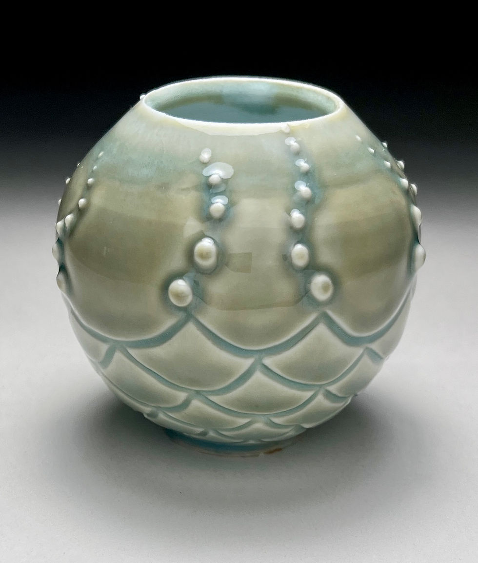 Thumbnail: Porcelain Mermaid Tiny Vase