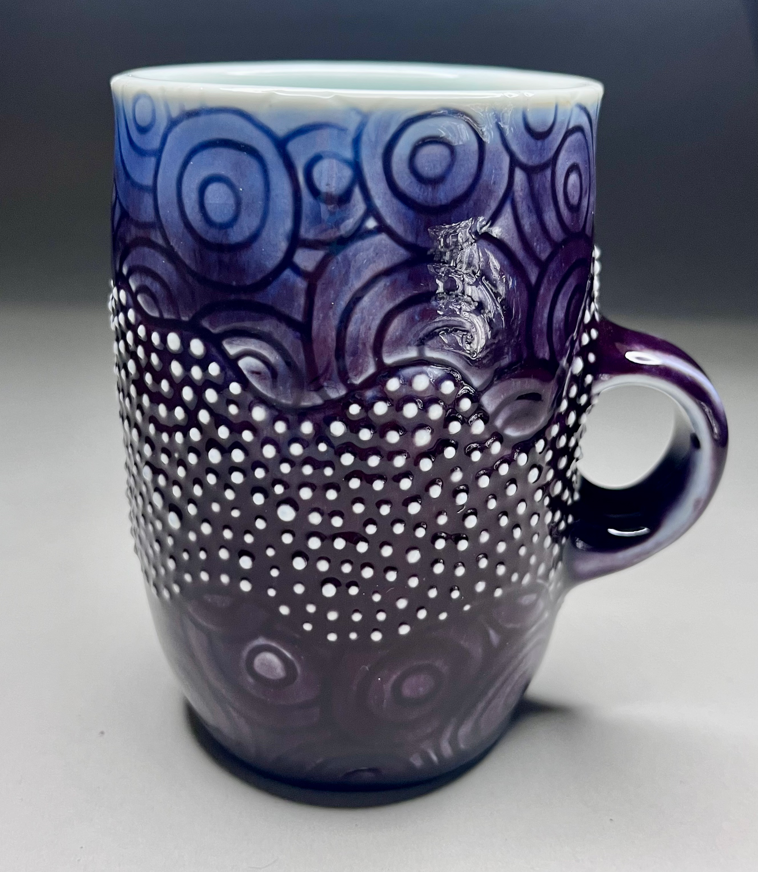 Amethyst Ripple Bubble Mug - 11 oz.