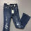 Thumbnail: JUDY BLUE MIDRISE BUTTON FLY TROUSER FLARE WITH DESTROY