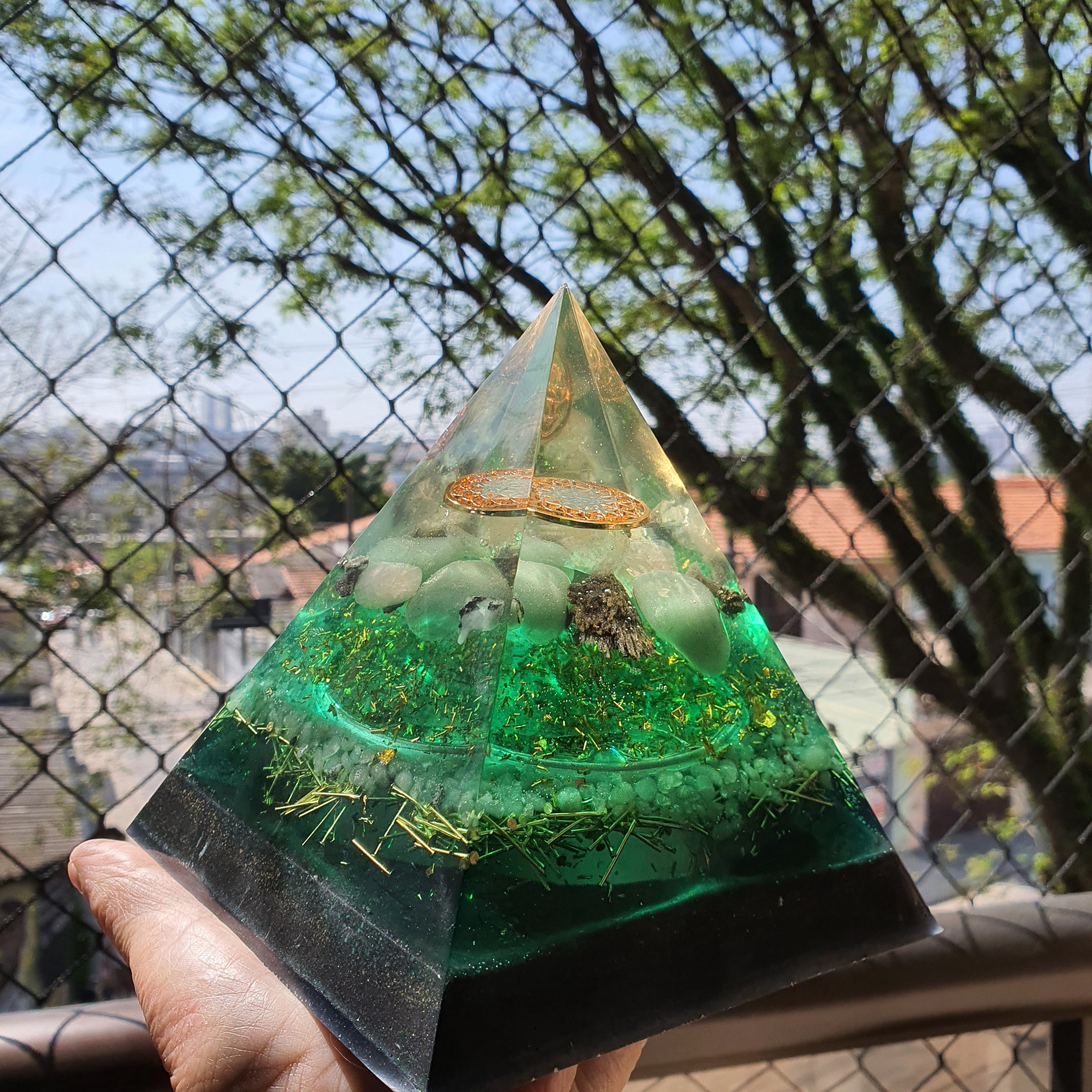 Mega Pirâmide Egípcia - Saúde - Luminária