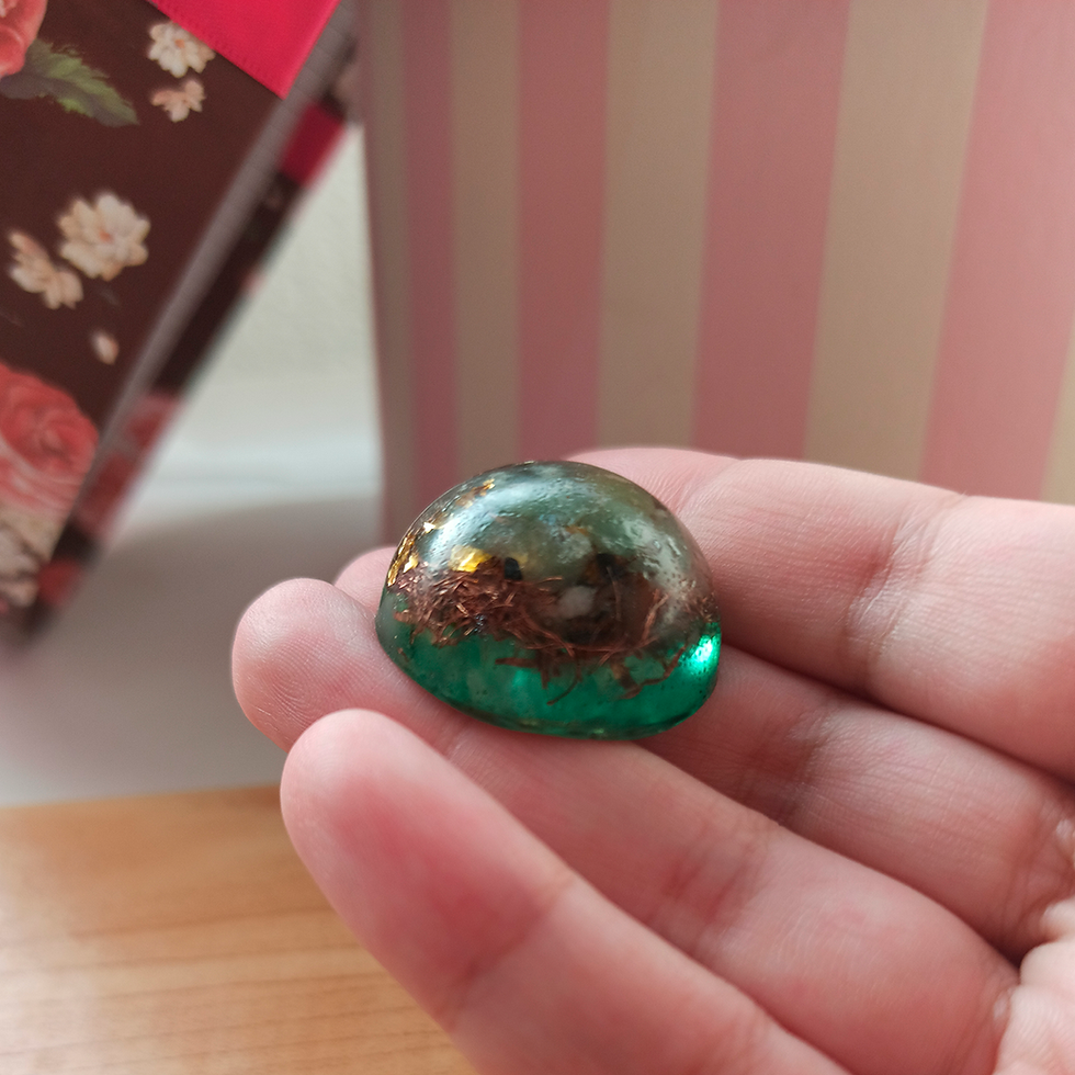 Miniatura: Pingentes de Orgonite Delicados