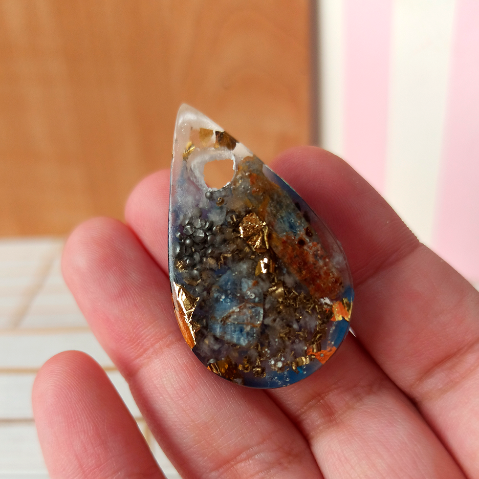 Miniatura: Pingentes de Orgonite no formato de Gota