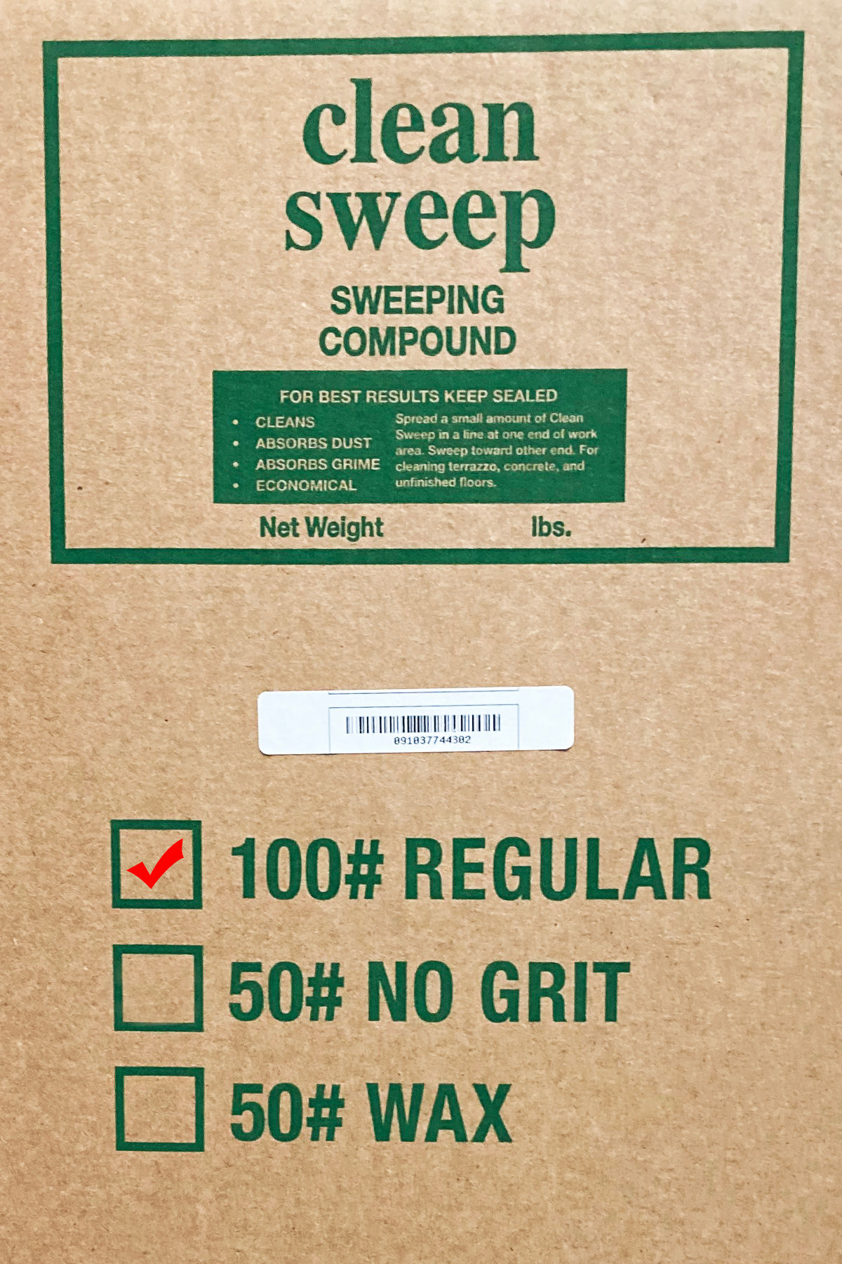CLEAN SWEEP Sweeping Compound - REGULAR