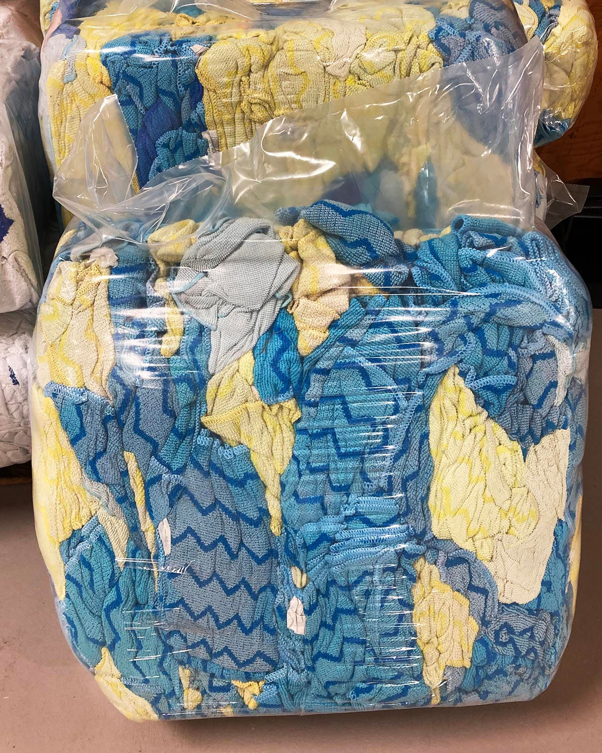 Recycled Micro Fiber rag - 20lb poly bag