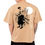 Thumbnail: Beige t-shirt with graphic print of anime character on the backside