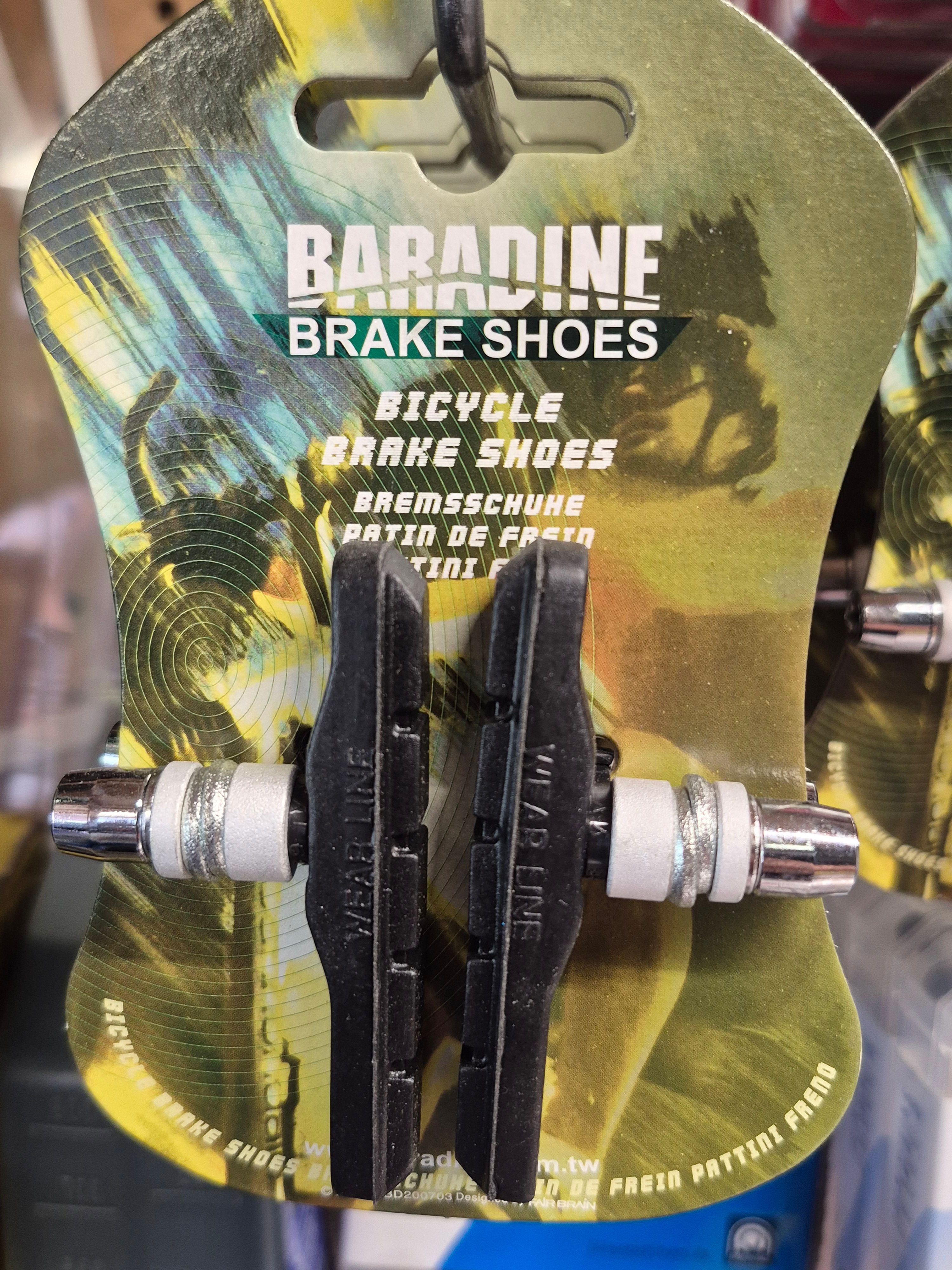 Baradine Brake Shoes V-Brake 70mm Black