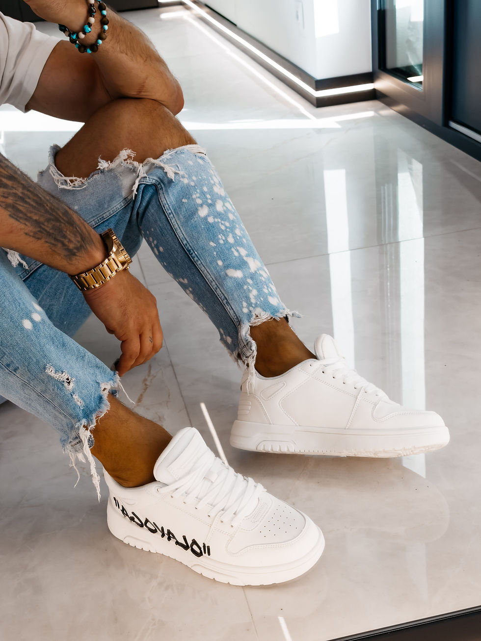 OLA VOGA SUPRA 2026 sneakersy męskie premium z nadrukiem graffiti Fashionista By AC