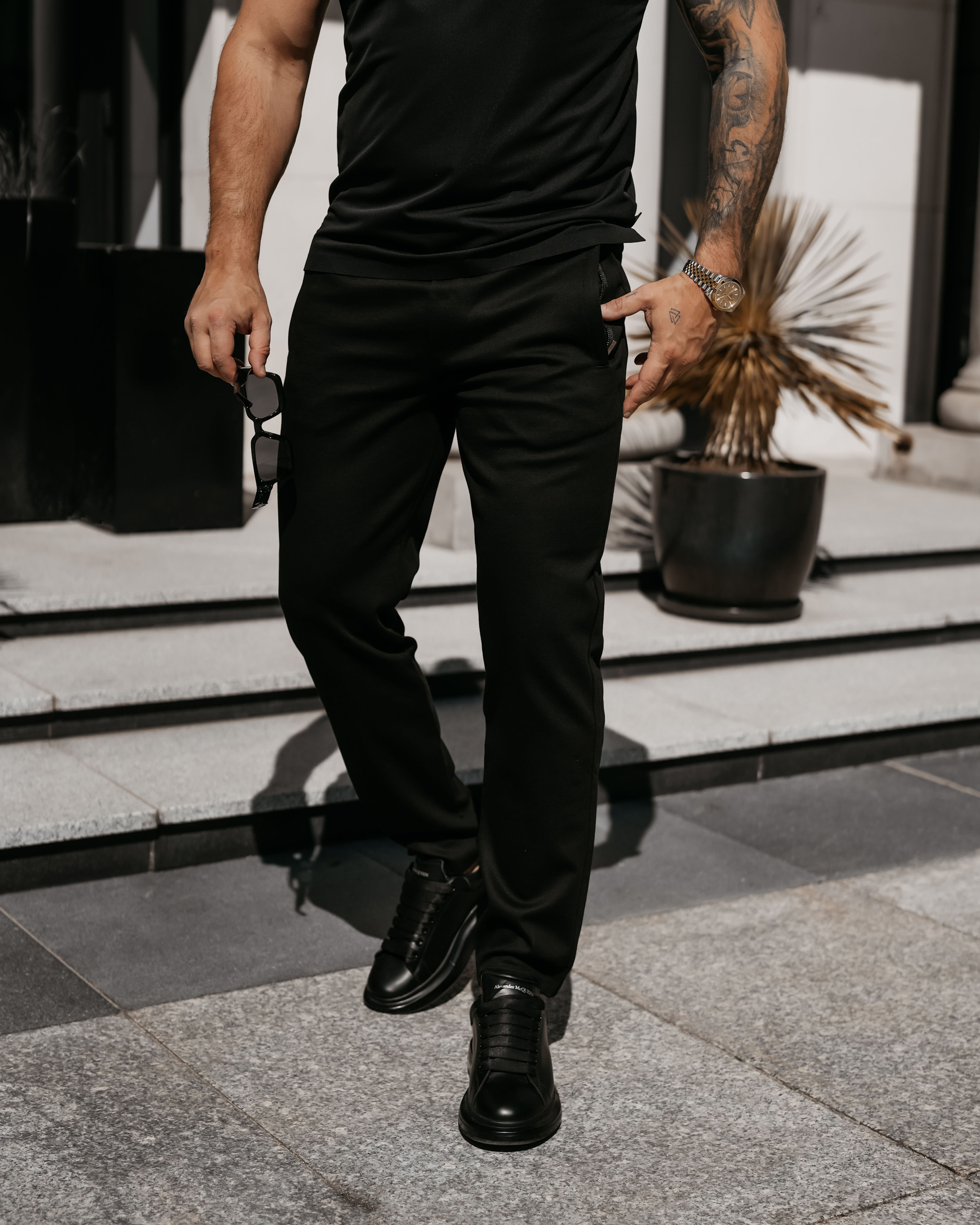 Ola Voga LUON 2026 spodnie męskie premium z detalami gold Fashionista By AC UK