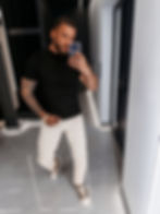 Męski t-shirt regular fit z wiskozy z tonalnym haftowanym logo OLAVOGA na froncie — Ola Voga HANDY 2026