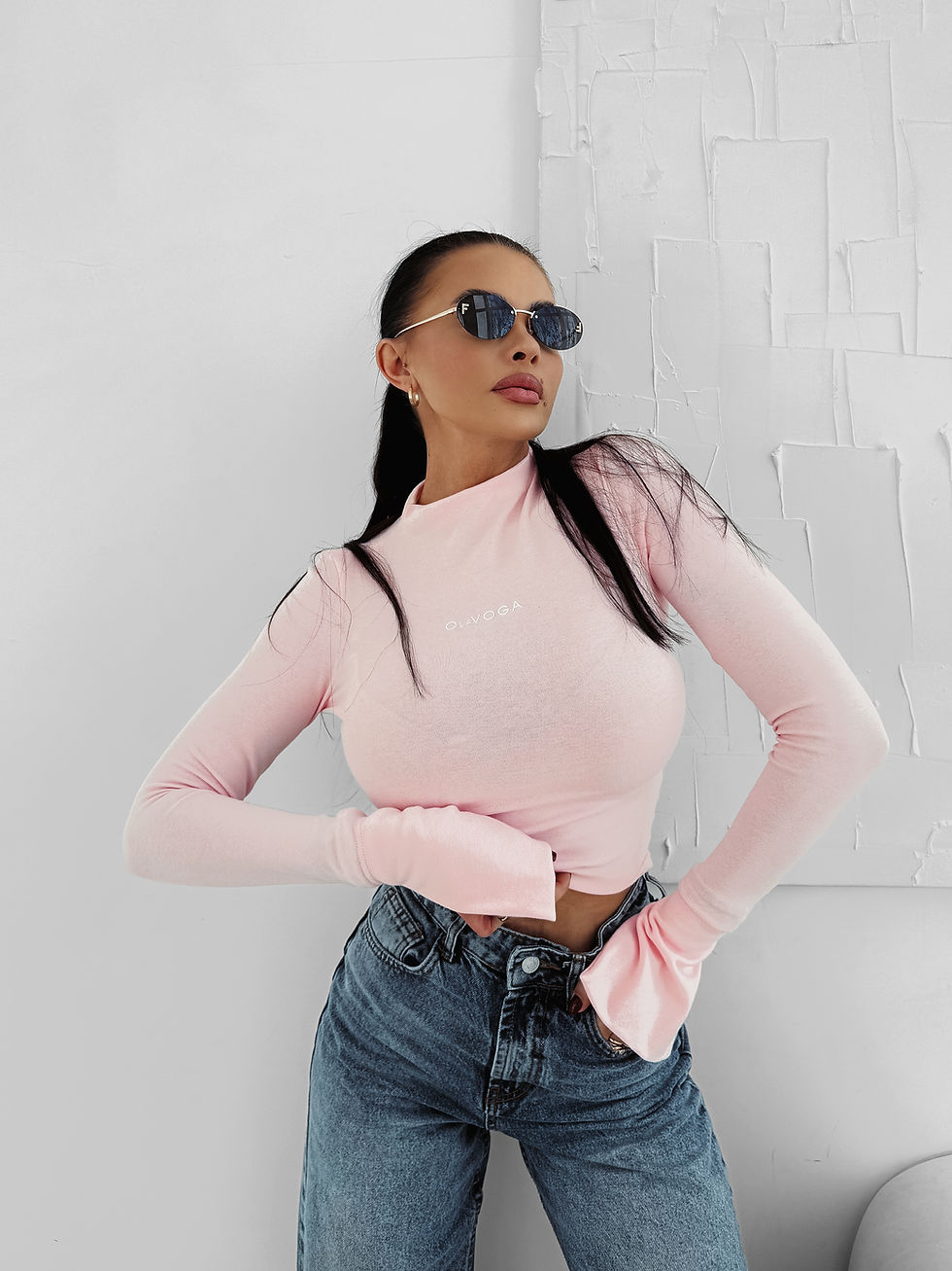 Ola Voga bluzka AUTUMN 2025 — dopasowana bluzka ze stójką, moda premium UK