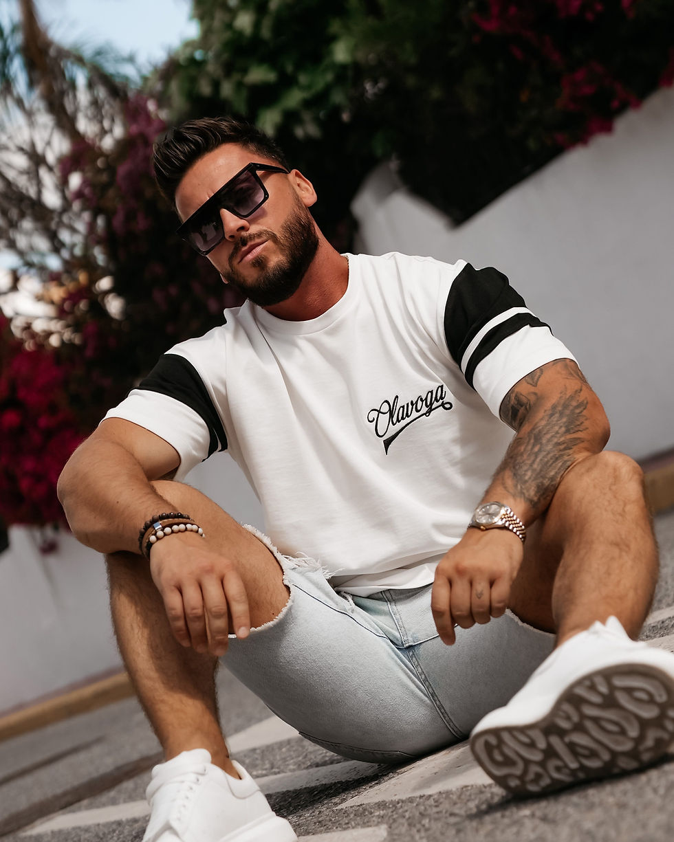 Ola Voga Men VALDORIN 2026 oversize retro t-shirt z haftem Fashionista By AC