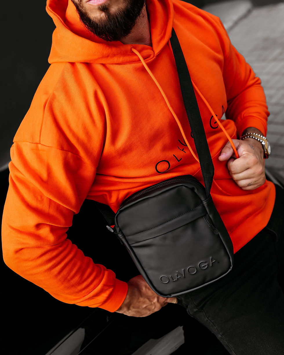 Męska torba crossbody OLA VOGA ESSENTI 2026 z regulowanym paskiem i kieszenią na zamek