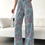 Küçük resim: Desenli Bürümcük Pantalon