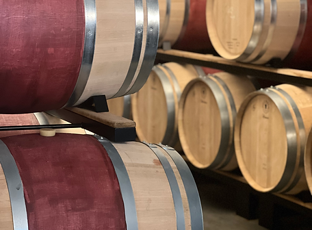 wine barrels