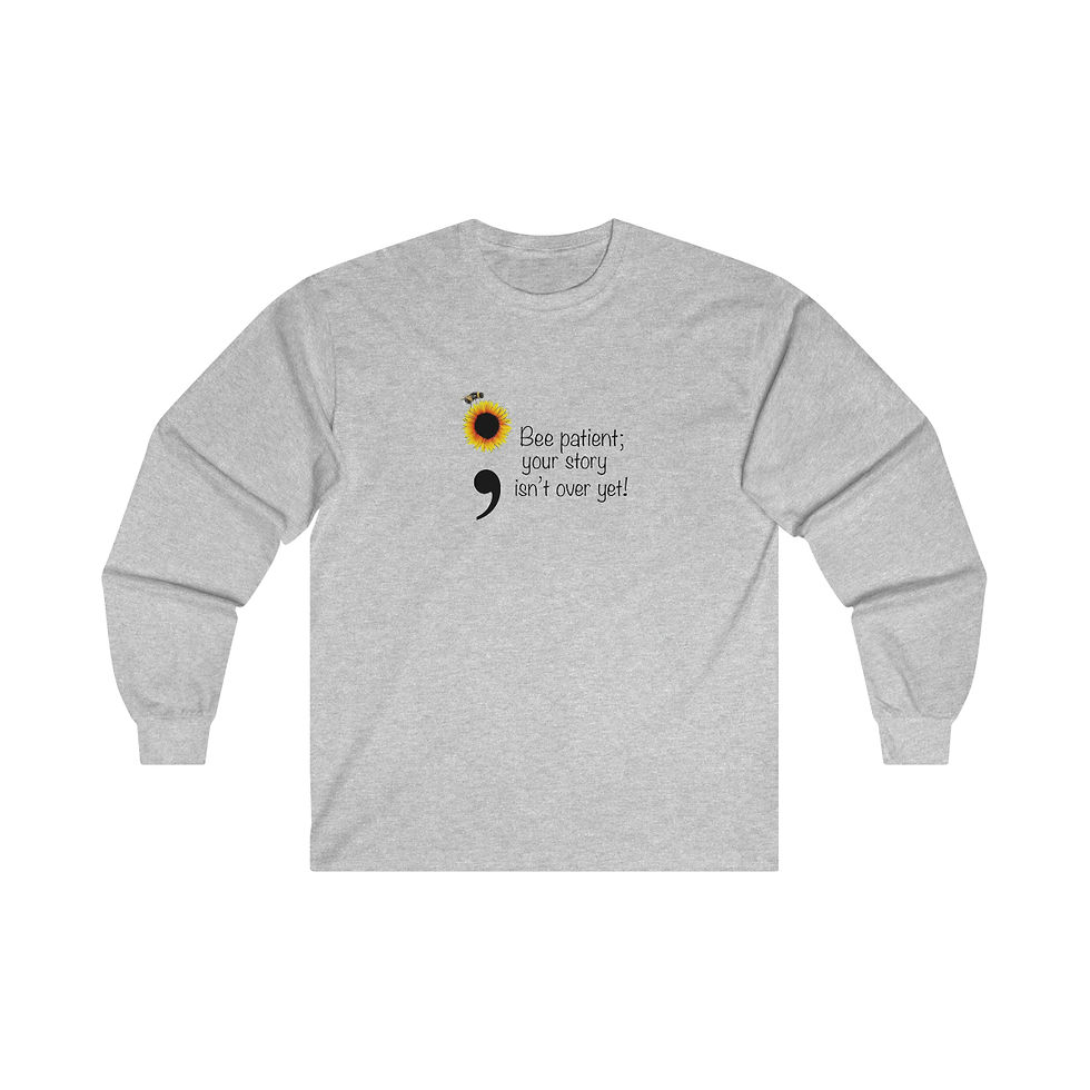 Thumbnail: StandUpBeeHeard "Bee Patient" Long-sleeved Tee