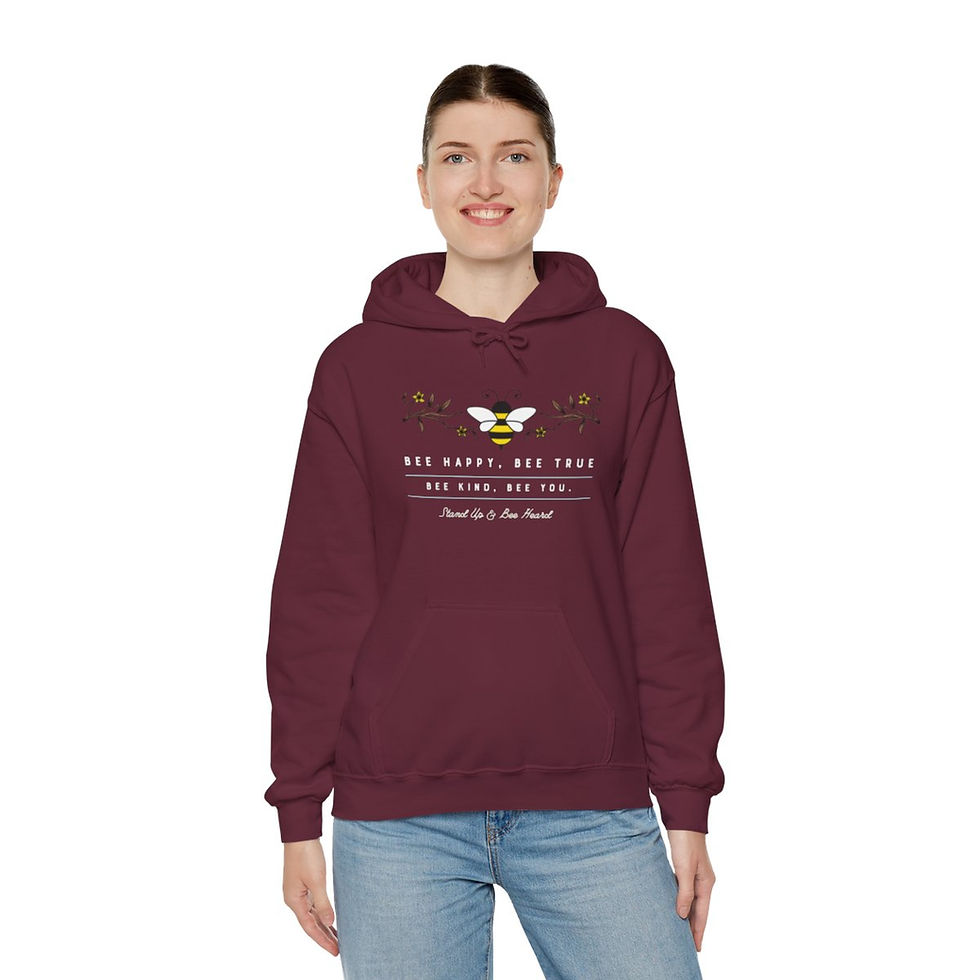 Thumbnail: StandUpBeeHeard - Bee Happy Hoodie