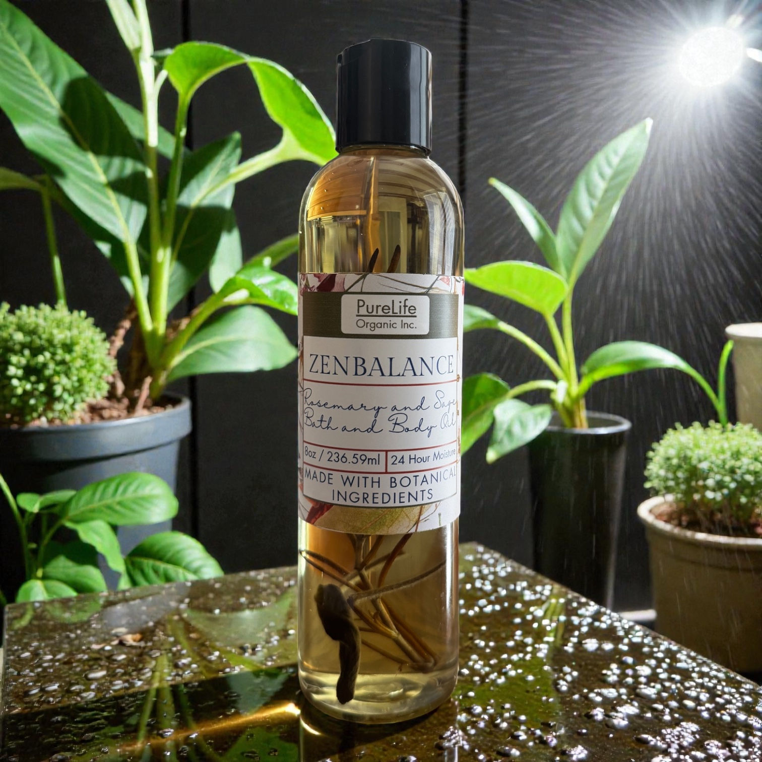 Holistica Wellness Co. ZenBalance — Rosemary, Sage & Orange Bath & Body Oil