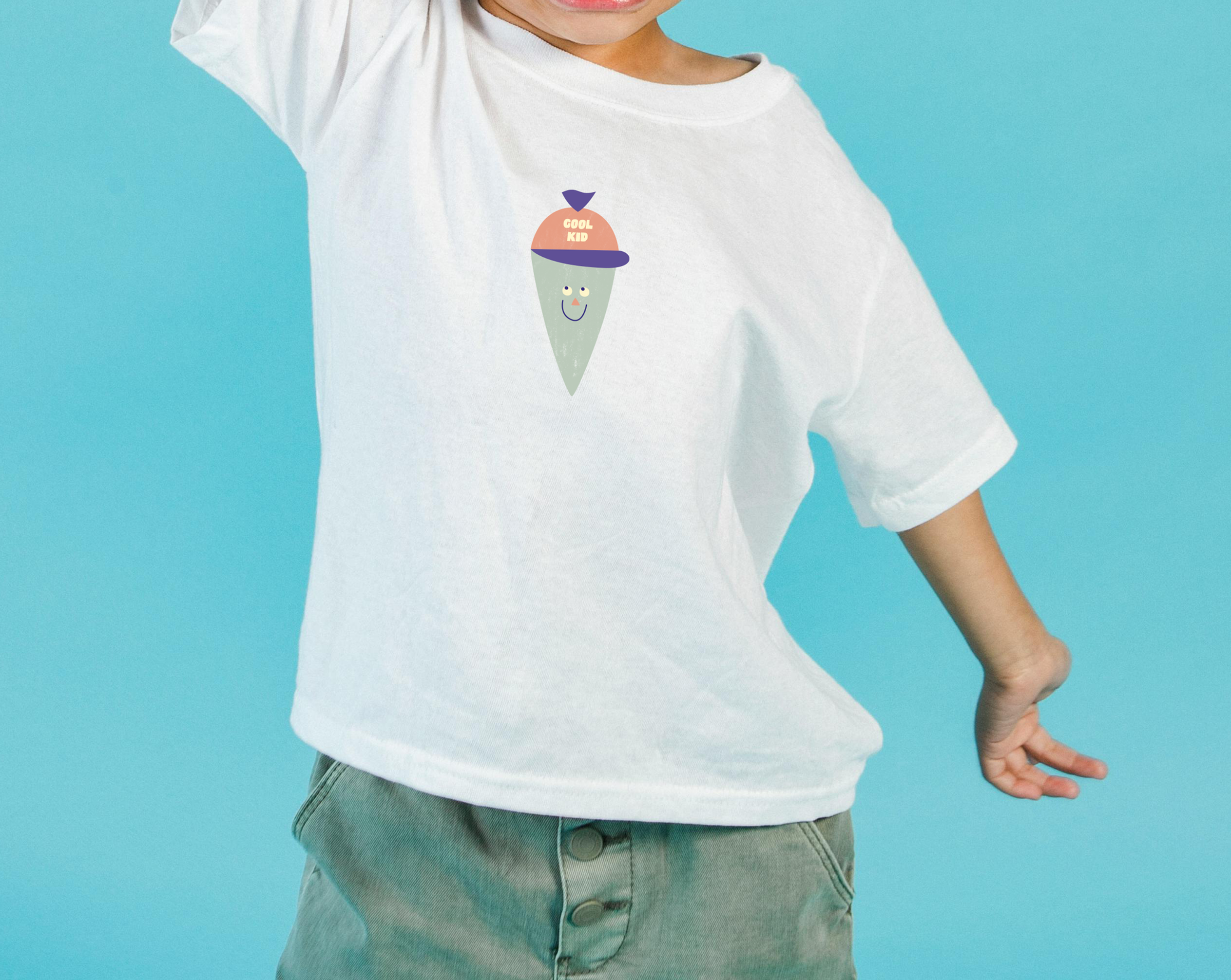 Bügelbild cool kid