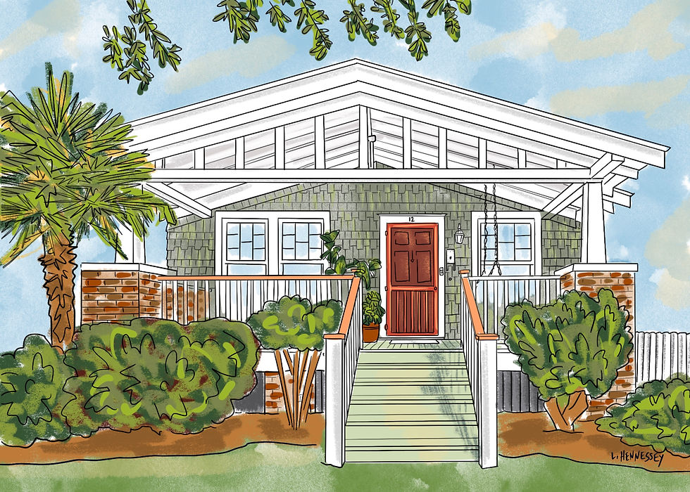 Thumbnail: Home/Location Painting - Digital Watercolor