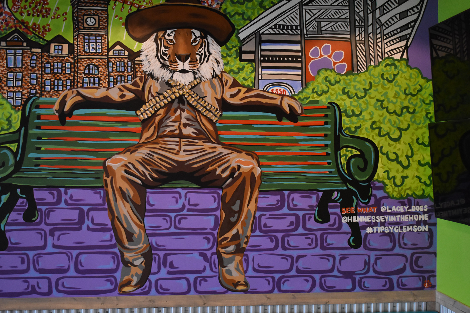 Lower Level - Tipsy Taco Clemson Mural