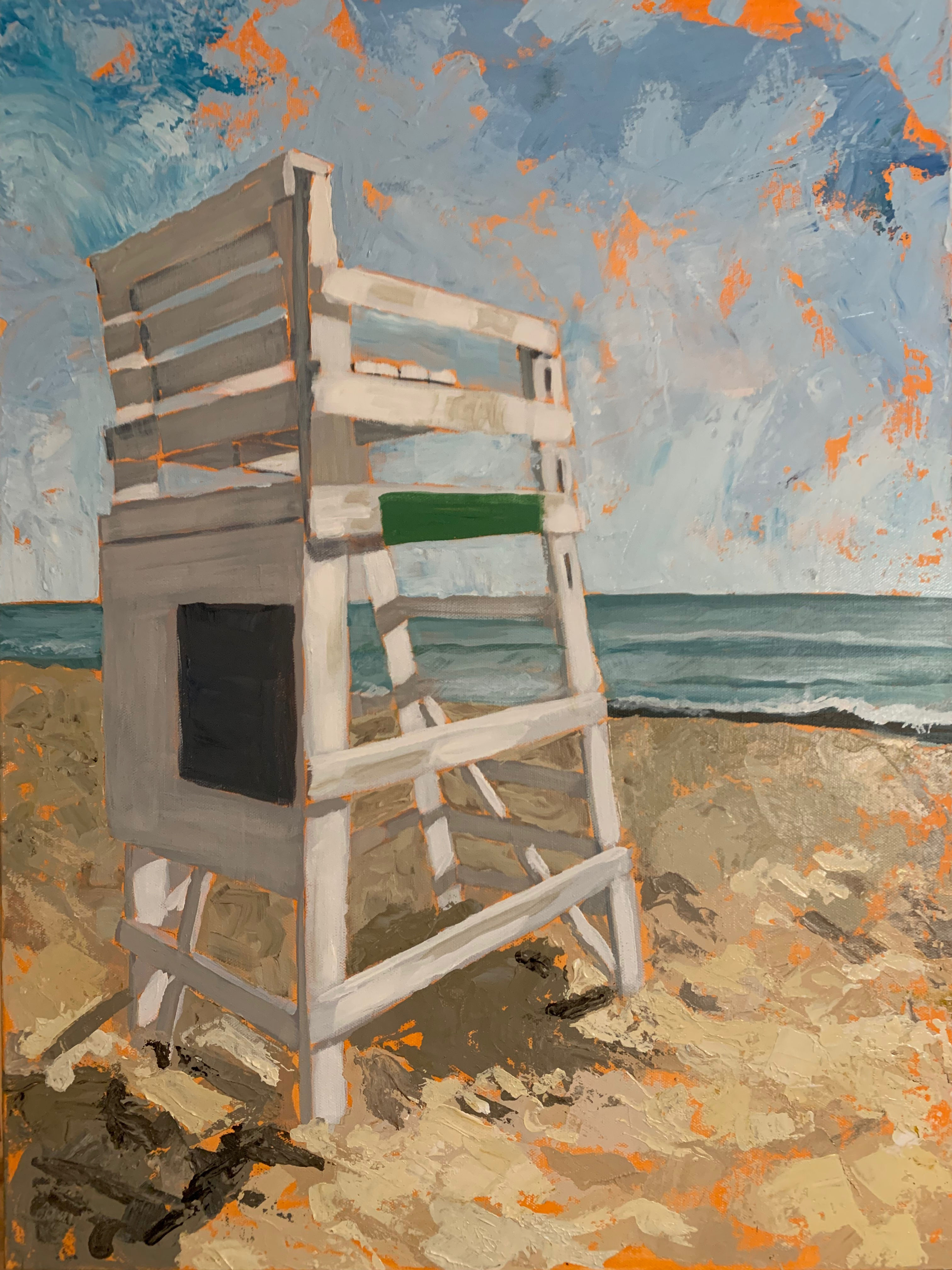 8x10 Print ~ Abalone Lifeguard Stand