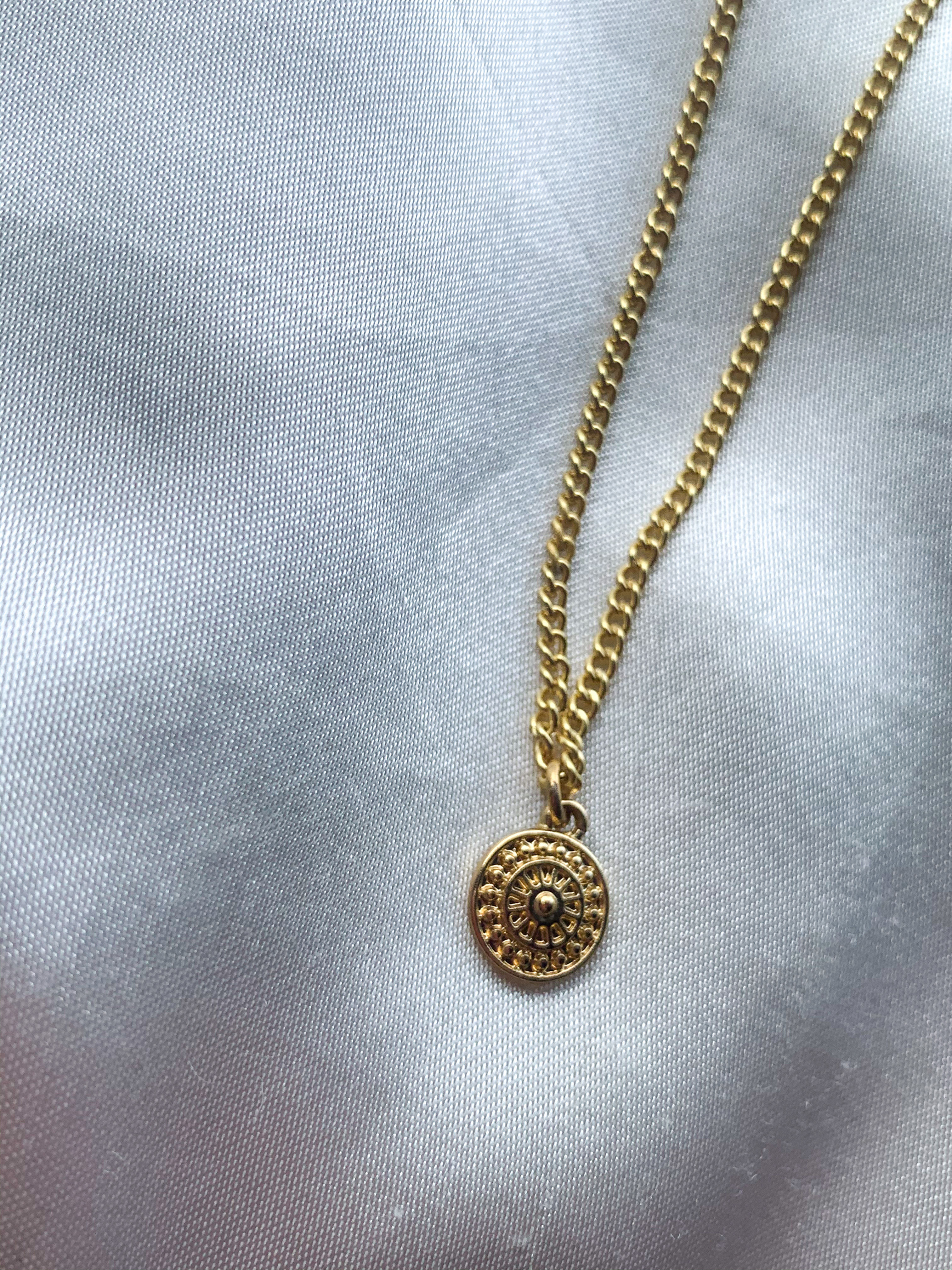 Necklace Bohemian round