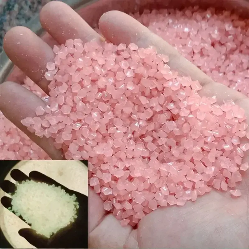 Thumbnail: 1000pcs 3-5mm Luminous Sand Glow in Dark Pebbles Stone Home Garden Yard Outdoor 