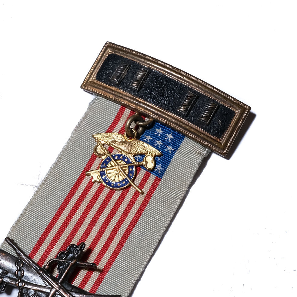 Thumbnail: US, United Spanish War Veterans (USWV) Officer's Medal (Camp Quartermaster)