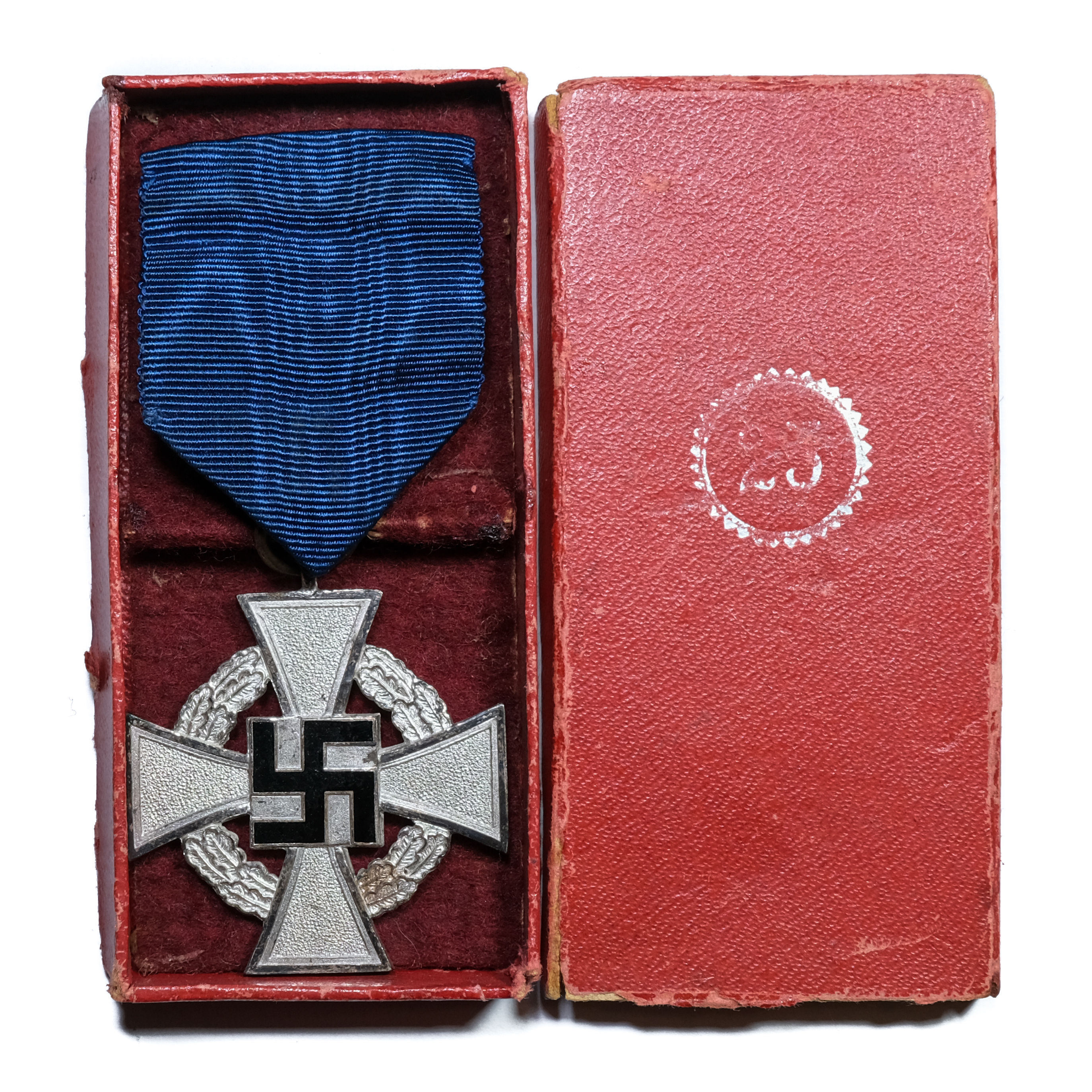 WWII German 25 Year Faithful Service Medal (Cased)