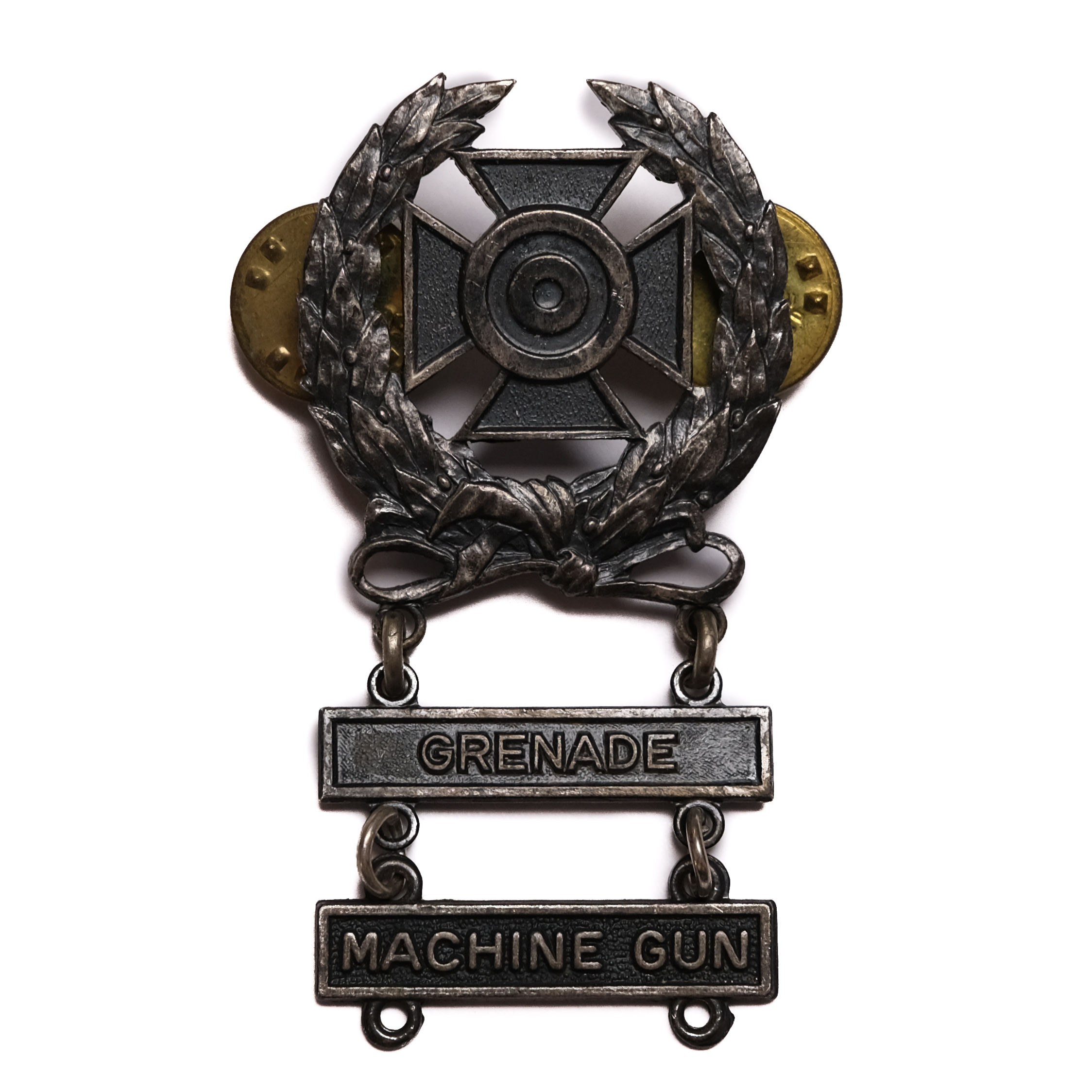 US, Vietnam, Army Expert Marksmanship Badge (Grenade, Machine Gun Bars - 1/20SF)