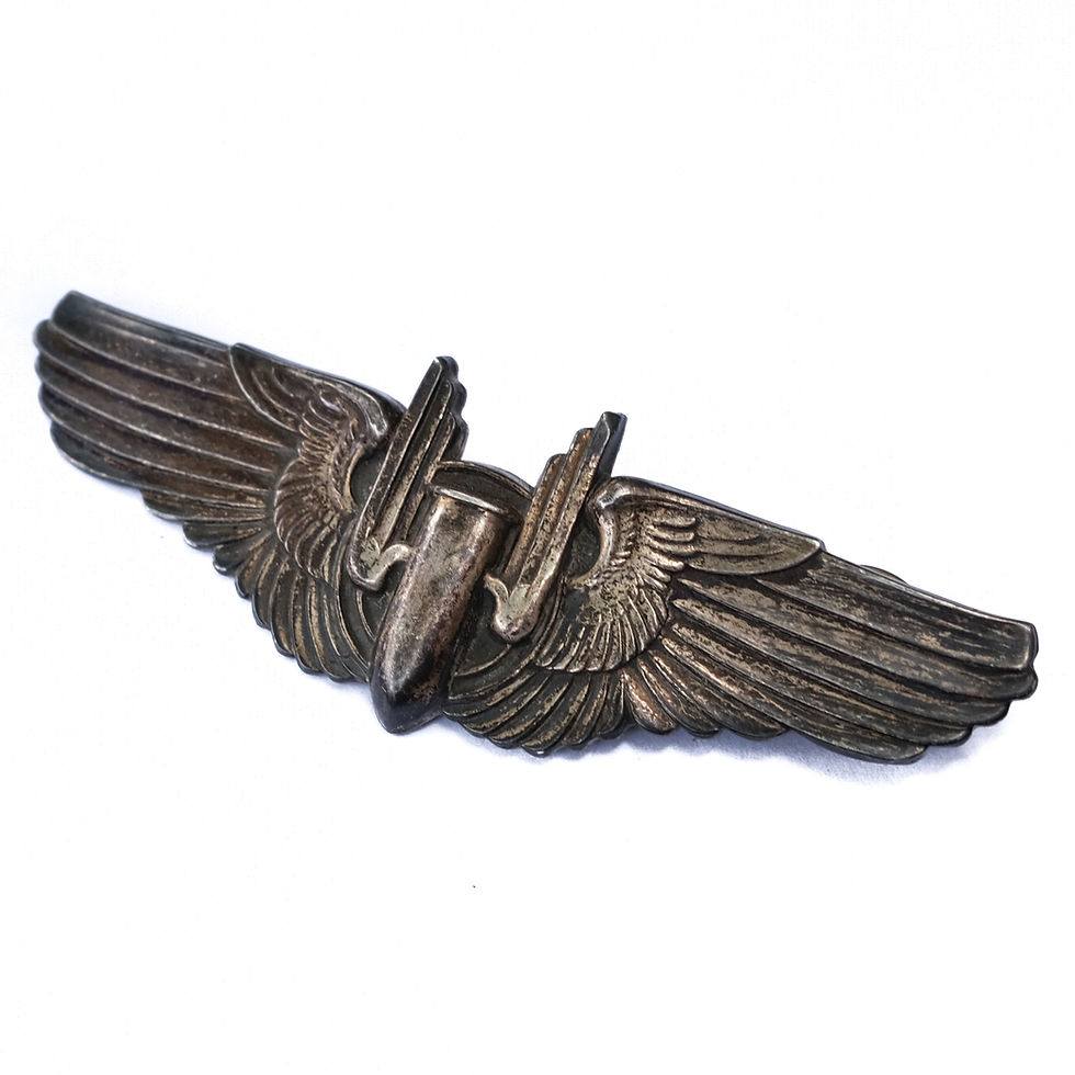 Thumbnail: US, WWII, Aerial Gunner Wings (Sterling, Missing Pin)