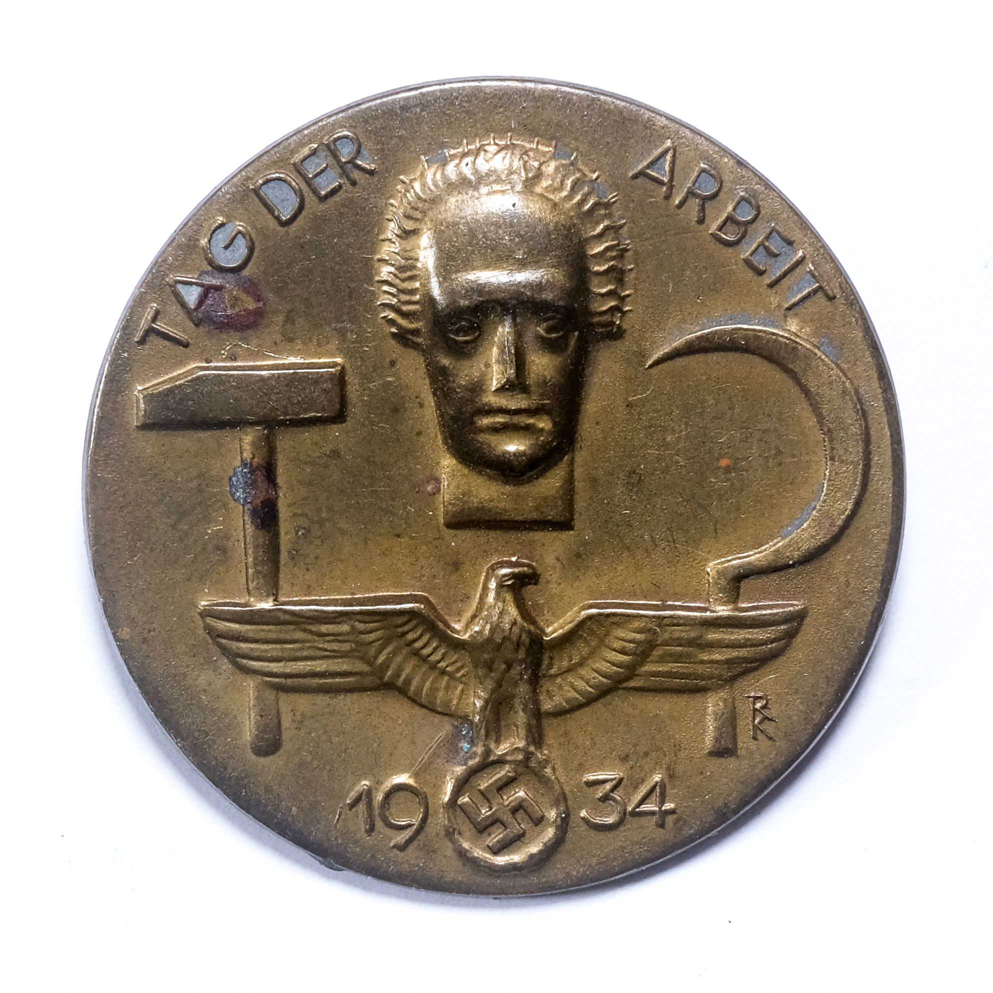 WWII German Tag Der Arbeit 1934 Tinnie